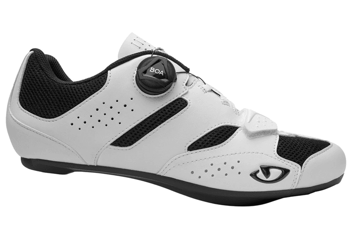 Zapatillas de ciclismo para mujer Giro Savix II W con cierre BOA de color blanco