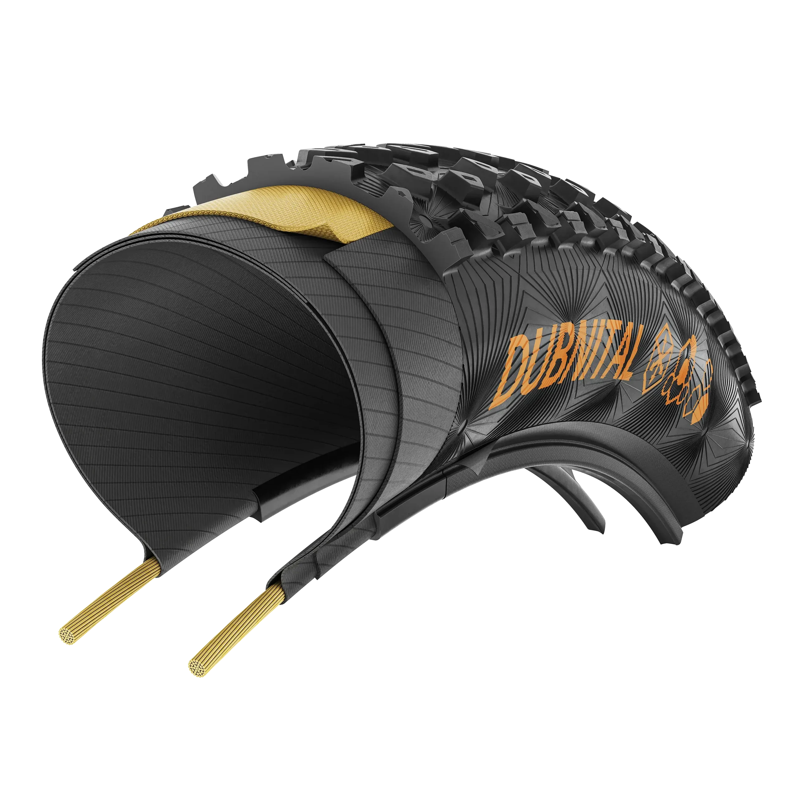 Cubierta de montaña Continental Dubnital Tubeless Ready de competición XC