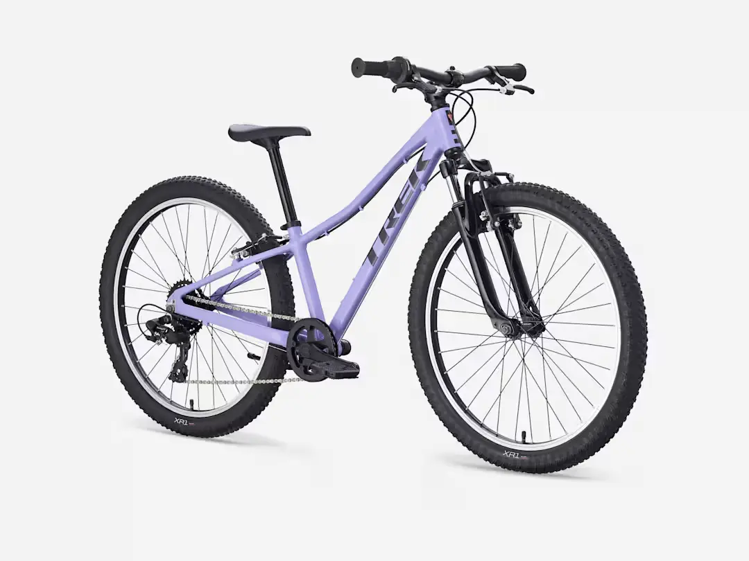Bicicleta infantil de montaña de aluminio Trek Precaliber 24 con suspensión en Bikes Click