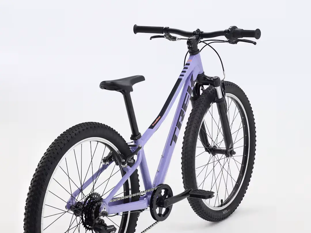 Bicicleta infantil de montaña de aluminio Trek Precaliber 24 con suspensión en Bikes Click