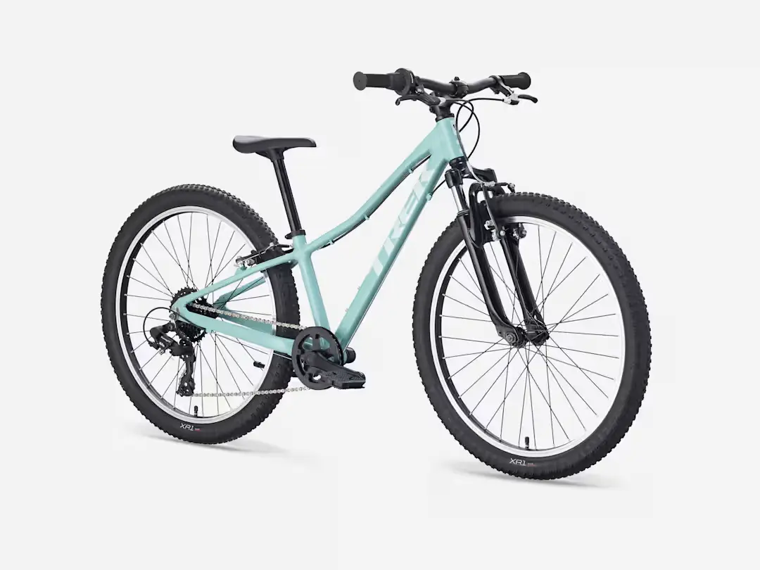 Bicicleta infantil de montaña de aluminio Trek Precaliber 24 con suspensión en Bikes Click