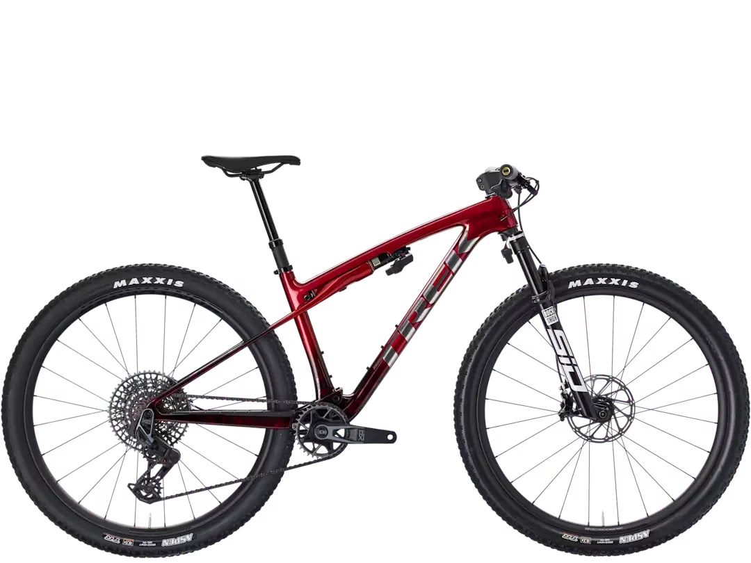 Bicicleta de montaña de carbono Trek Supercaliber SLR 9.8 X0 Flight Attendant Gen 2 en Bikes Click