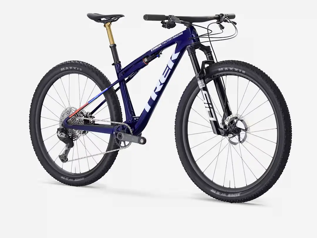 Bicicleta oficial de montaña de carbono Trek Supercaliber SLR 9.9 XTR Di2 Gen 2 en Bikes Click