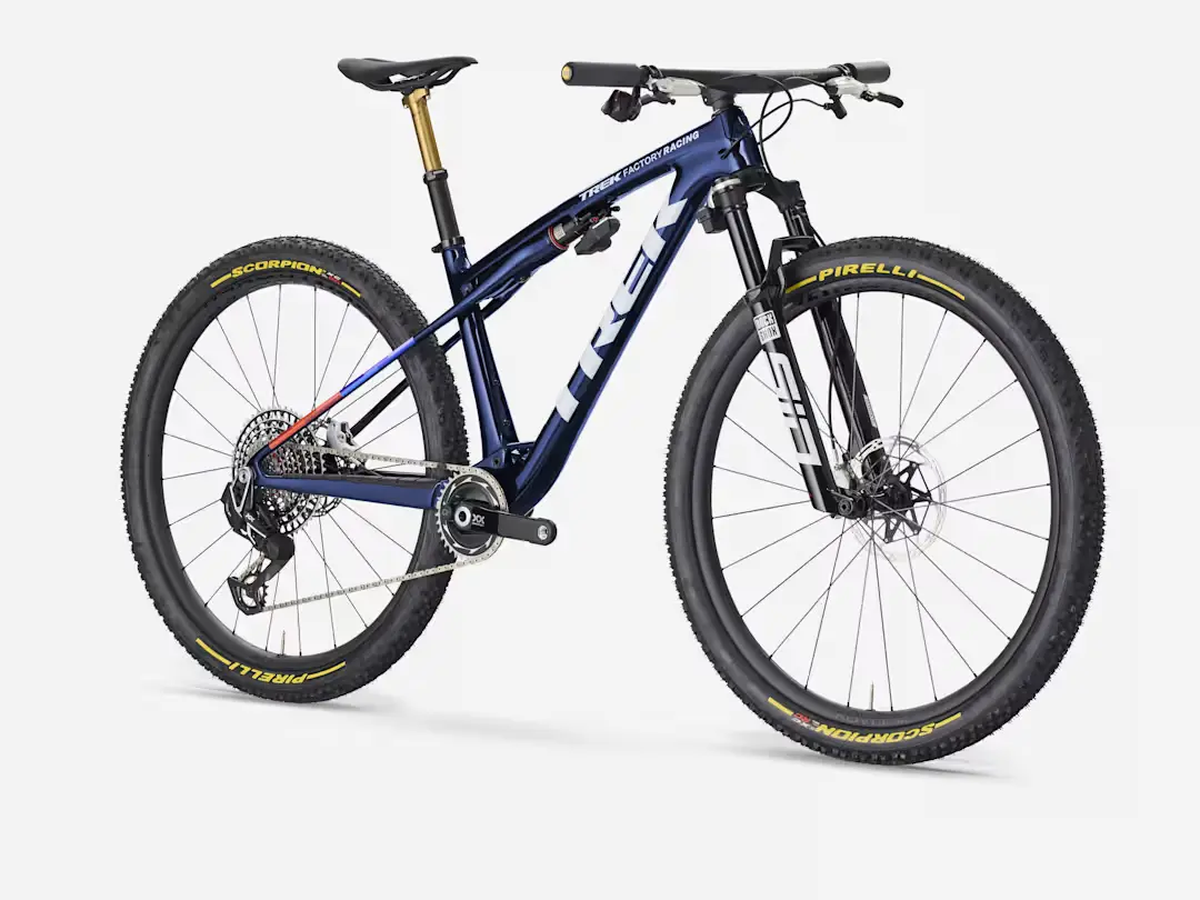 Bicicleta de montaña de carbono Trek Supercaliber SLR 9.9 XX Flight Attendant en Bikes Click