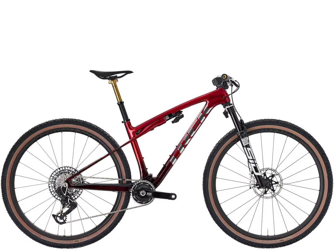 Bicicleta de montaña de carbono Trek Supercaliber SLR 9.9 XX Flight Attendant en Bikes Click