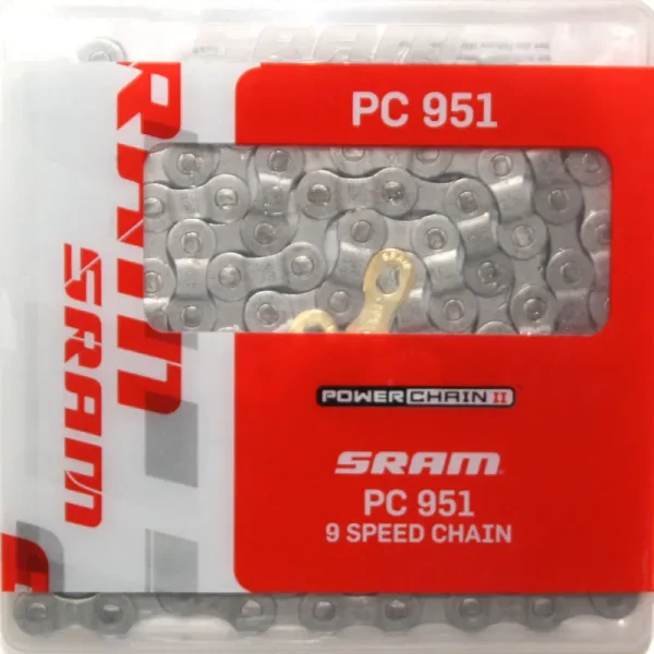Cadena sram pc 951 de 9 velocidades gris en Bikes Click