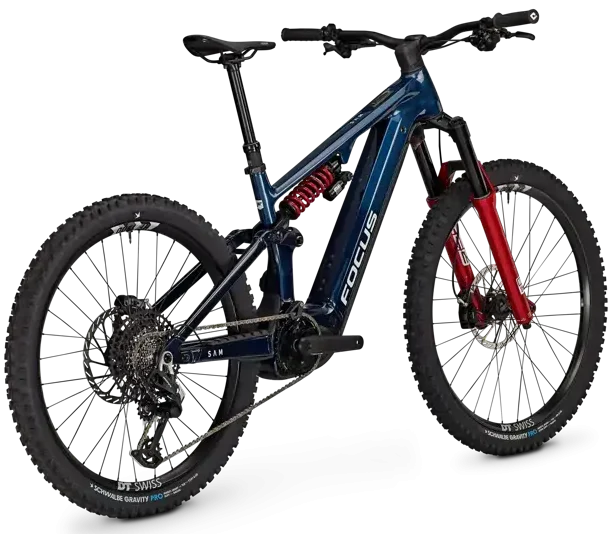 Bicicleta electrica de enduro focus sam 9 con fox factory y bateria de 800wh en Bikes Click