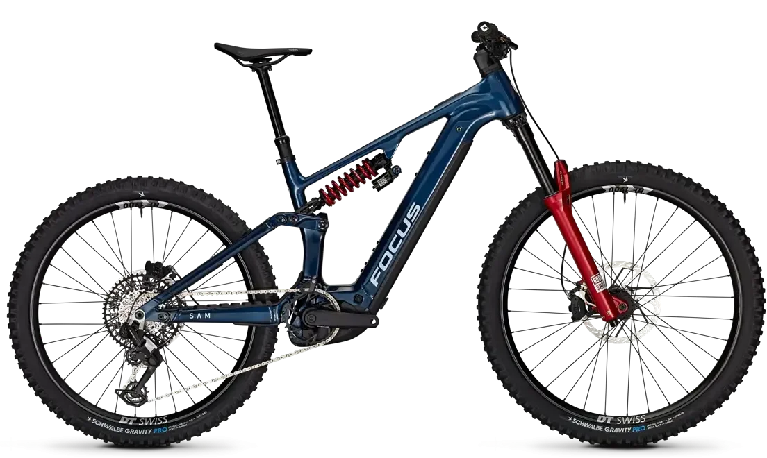 Bicicleta electrica de enduro focus sam 9 con fox factory y bateria de 800wh en Bikes Click