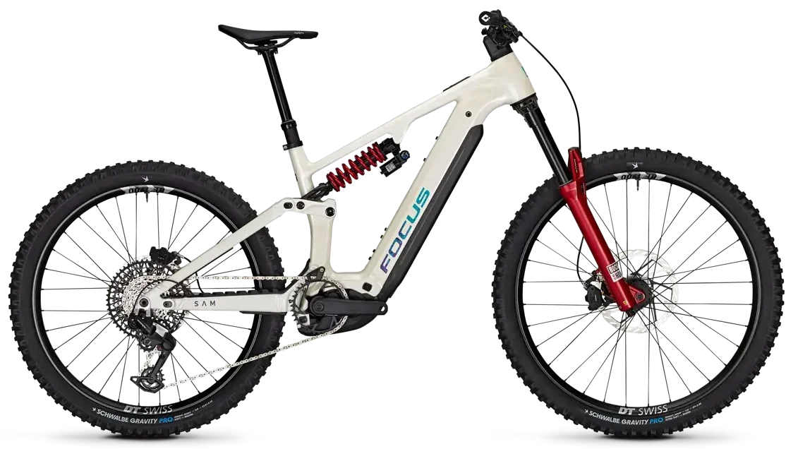 Bicicleta electrica de enduro focus sam 9 con fox factory y bateria de 800wh en Bikes Click