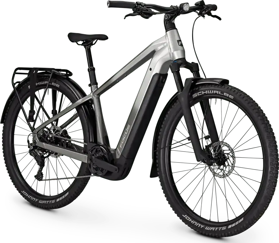 Bicicleta electrica de trekking focus aventura 6 7 con bateria de hasta 720wh y portabultos en Bikes Click
