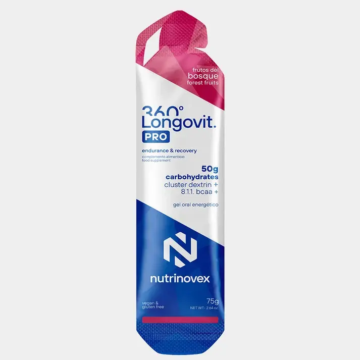 Gel energetico de alta carga longovit 360 gel 30 50g cho de nutrinovex en Bikes Click