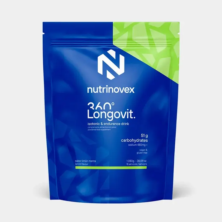Bebida isotonica y energetica longovit 360 drink de nutrinovex en Bikes Click
