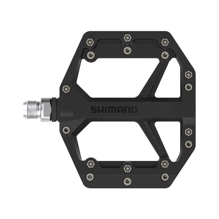 Pedales shimano gr400 de plataforma en resina para bicicleta de montaña en Bikes Click