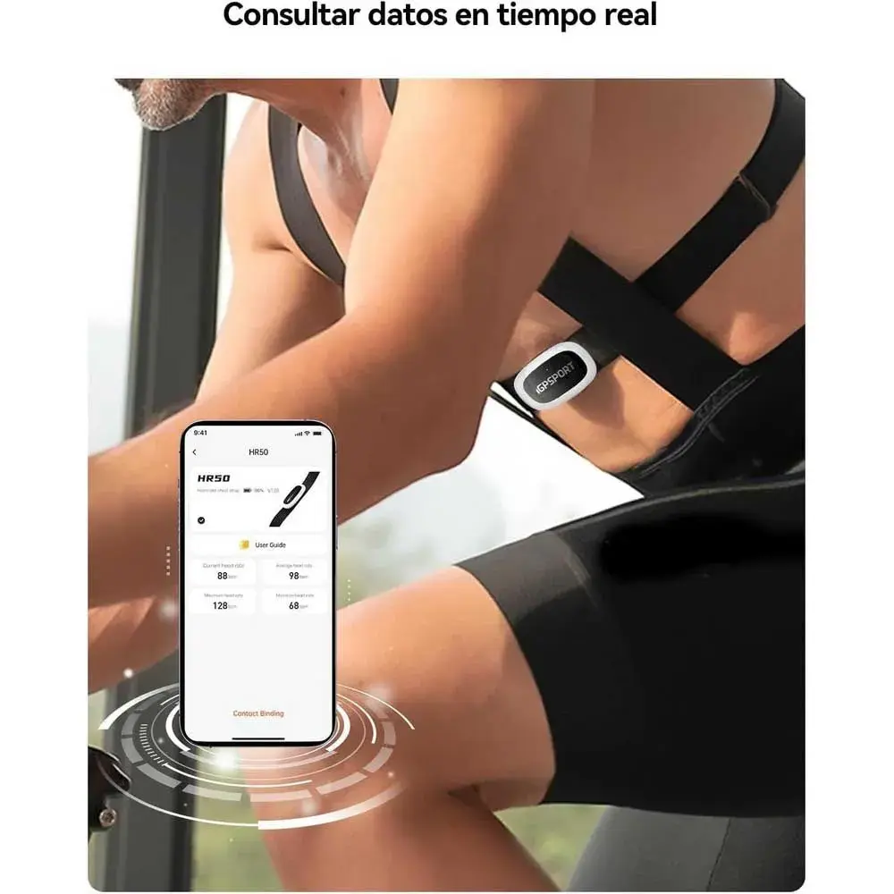 Monitor frecuencia cardiaca igpsport HR50 de pecho con ant y bluetooth en Bikes Click