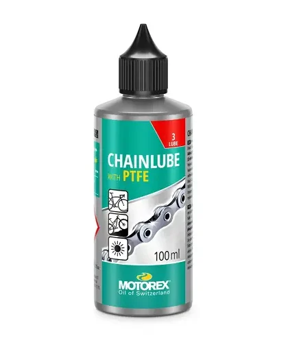 Bote de 100ml de motorex lubricante cadena ptfe con teflon para bicicleta en Bikes Click