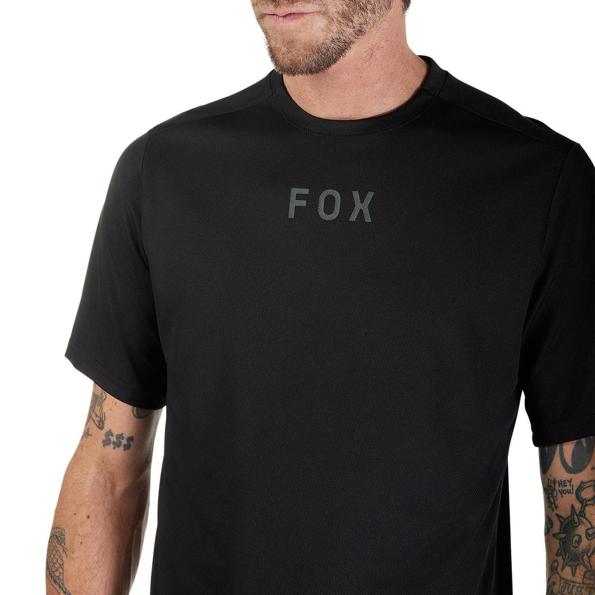 Camiseta fox wordmark ranger de manga corta para ciclismo de montana en Bikes Click