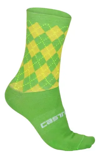 Calcetines castelli rosso corsa de ciclismo transpirables en Bikes Click