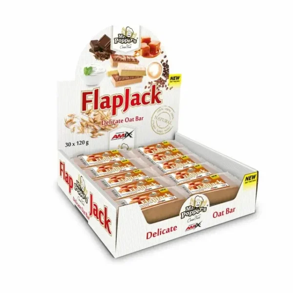 Barrita amix flap jack oat bar de 120g mr poppers en Bikes Click