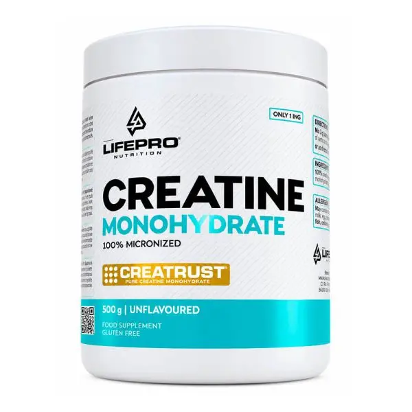 Creatina creatrust life pro 500g monohidrato en polvo suplemento para ciclismo en Bikes Click
